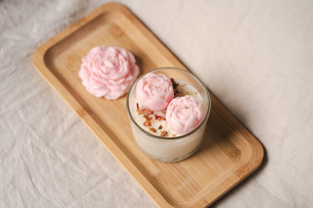 Peony Morning scented candle